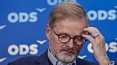 Premiér a pedseda ODS Petr Fiala