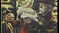 Fotografie prezidenta Masaryka se objevila na titulních stránkách. Nkde i...
