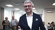 Ve volebním tábu hnutí ANO byl i Karel Havlíek. (21. záí 2024)