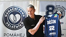D��ín, 19.9. 2024, tisková konference basketbalist� D��ína p�ed startem NBL....