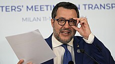 Italský vicepremiér Matteo Salvini (13. dubna 2024)
