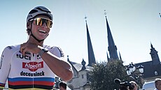 Mathieu van der Poel z Alpecin-Deceuninck b�hem závodu Kolem Lucemburska