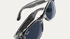 Pr�hledné obrou�ky Wayfarer pro brýle, které Meta vyrábí ve spolupráci se...