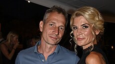 Iveta Lutovská a její partner Vojt�ch na brn�nském veletrhu Styl a Kabo (24....