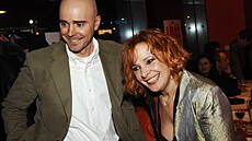 Kamila Magálová a její syn Martin Magál v Bratislav (25. bezna 2009)