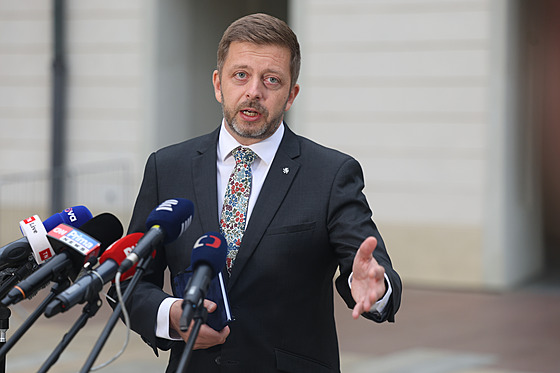 Vít Rakuan na schzce s prezidentem Petrem Pavlem na Hrad. (30. záí 2024)