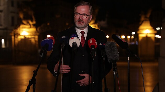 Premir a pedseda ODS Petr Fiala. (30. z 2024)
