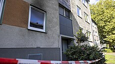 Následky po�áru v n�meckém Essenu (29. zá�í 2024)