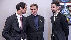 �e�tí kordisté Ji�í Beran, Michal �upr a Martin Rube�.