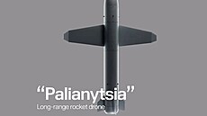 Nový dron Paljanycja s proudovým motorem.