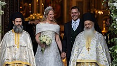 �ecká princezna Theodora a americký právník Matthew Kumar se vzali 28. zá�í...