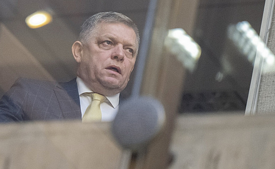 Slovenský premiér Robert Fico na jednání Národní rady (2. �íjna 2024)
