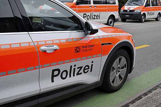 Policejní vozy v Curychu (ilustraní foto)