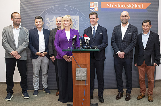 Povolební vyjednávání o nové krajské koalici STAN a SPOLU za úasti hejtmanky...