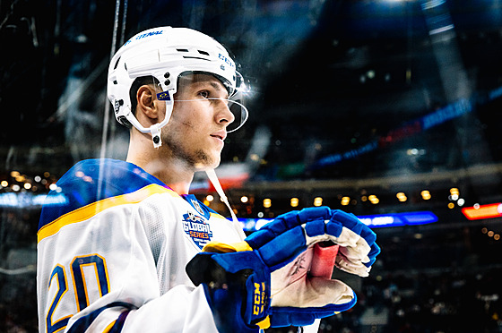 Jií Kulich po prohe Buffalo Sabres s New Jersey Devils.