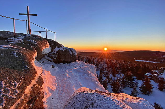 Ocenná fotografie Západ na Jizee