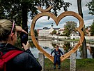 Na soutoku Male a Vltavy v centru eskch Budjovic vyrostl nov fotopoint ...