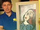 Andrea Lo Rosso s obrazem od Pabla Picassa (1. �íjna 2024)
