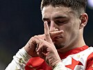 Christos Zafeiris vstebává svj gól proti Spart.