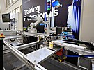 Interaktivn� expozice na Mezin�rodn�m stroj�rensk�m veletrhu v Brn�, kterou...