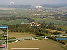 Vizualizace severn spojky z leteckho pohledu