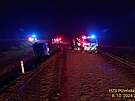 U obce Stapole na Rokycansku havaroval v ter v noci autobus. Na silnici byla...