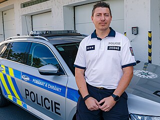 Chrlické oddlení dálniní policie podléhající Marku Kalouskovi (na snímku)...