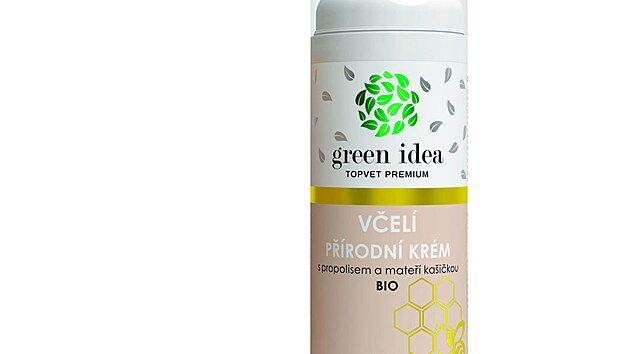 Green Idea, v�el� p��rodn� kr�m s vysok�m obsahem propolisu a mate�� ka�i�kou, cena 298 K�