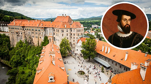�eský Krumlov byl hlavním sídlem Old�icha II. z Ro�mberka.