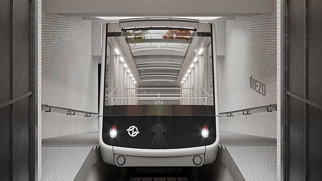 Vizualizace nov� lanov� dr�hy na Pet��n