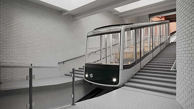 Vizualizace nov� lanov� dr�hy na Pet��n