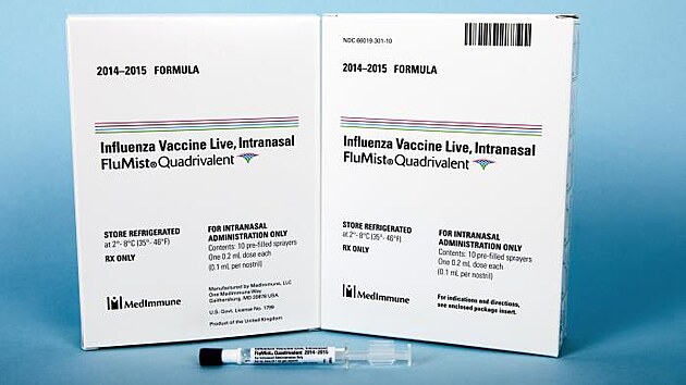 Vakc�na FluMist od firmy AstraZeneca