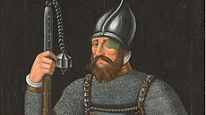 Jan �i�ka jako udatný rytí� a mstitel h�ích� �ímské církve na olejomalb� ze 16....