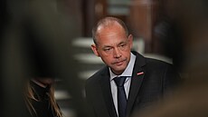 Premiér Petr Fiala na ministerstvu pro místní rozvoj uvedl Petra Kulhánka do...