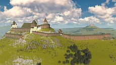 Kalich ve stedovku. Vizualizace Ivana Lehkého, jak mohl ikv domov vypadat.