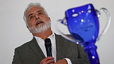 Tisková konference k nominacím na Cenu Thálie 2024. Na snímku prezident Herecké...