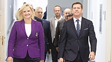 Povolební vyjednávání o nové krajské koalici STAN a SPOLU za úasti hejtmanky...