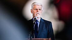 Tisková konference po jednání s prezidentem Petrem Pavlem. (28. bezna 2024)