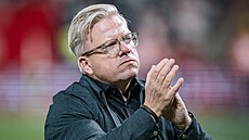 Sparanský trenér Lars Friis po prohe v Edenu.