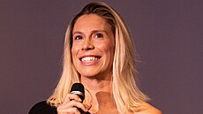 Eva Adamczyková na slavnostním vyhlá�ení Sportfilmu Liberec (5. �íjna 2024)