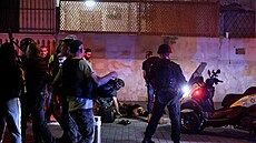 Dvojice Palestinc� podnikla ve �tvrti ve �tvrti Jaffa v Tel Avivu teroristický...