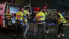 Dvojice Palestinc� podnikla ve �tvrti ve �tvrti Jaffa v Tel Avivu teroristický...