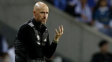 Trenér fotbalist� Manchesteru United Erik ten Hag.
