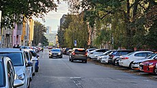 �umavská ulice v Brn�, kudy by mohla vést nová tramvajová tra�.