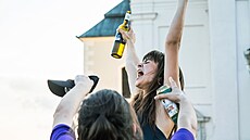 Z natáení filmu Pod parou