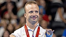 Plavec Arno�t Petrá�ek vybojoval na paralympiád� v Pa�í�i bronz.