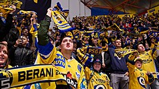 Zlíntí fanouci v zápase se Vsetínem