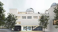 Na velkorysý vstup do budovy navazuje hala s moderní pokladnou, posezením,...