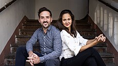 Matou� Ruml a jeho man�elka Tereza Rumlová