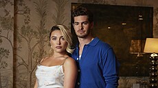 Florence Pughová a Andrew Garfield v New Yorku (10. září 2024)